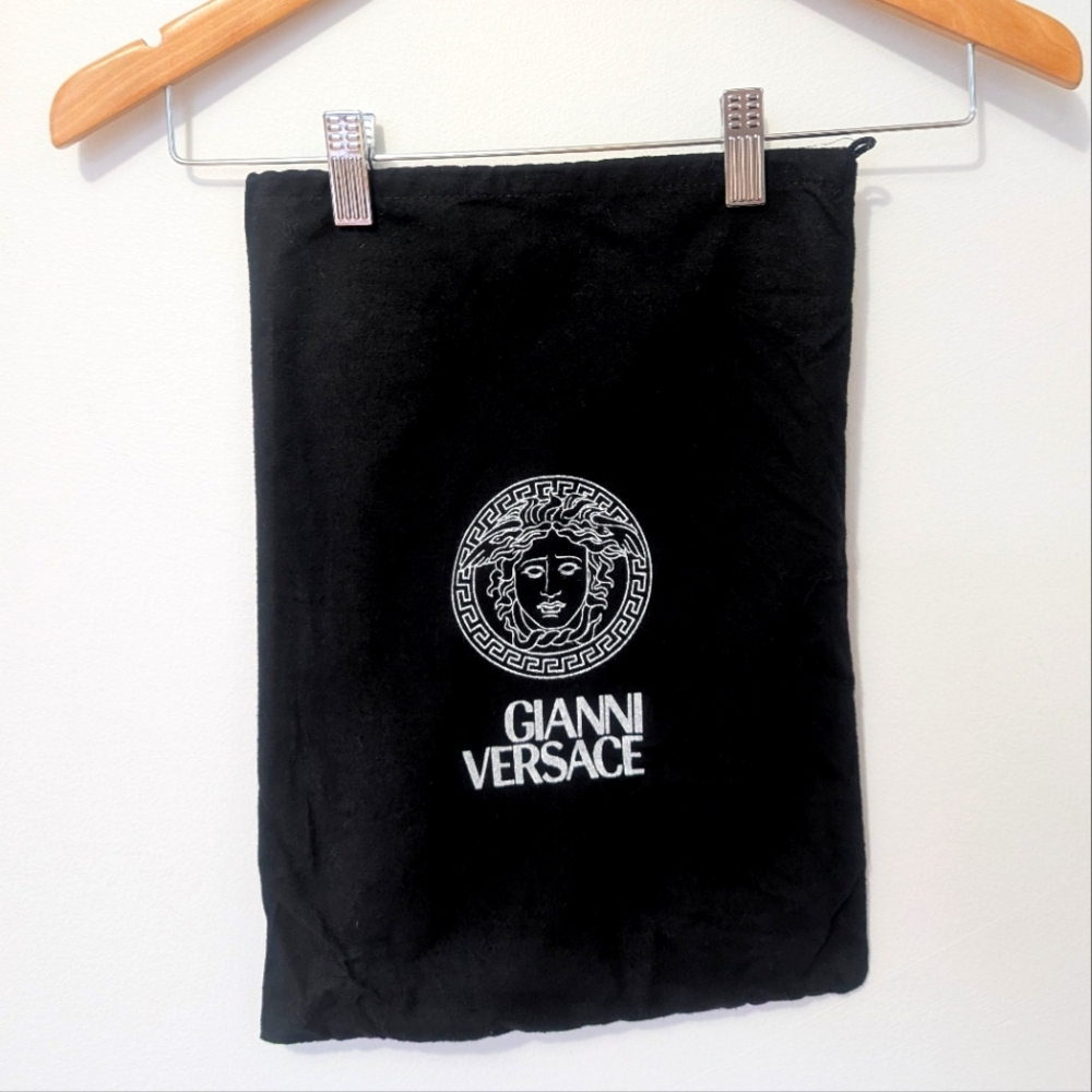Gianni Versace Small Black Drawstring Dust Bag